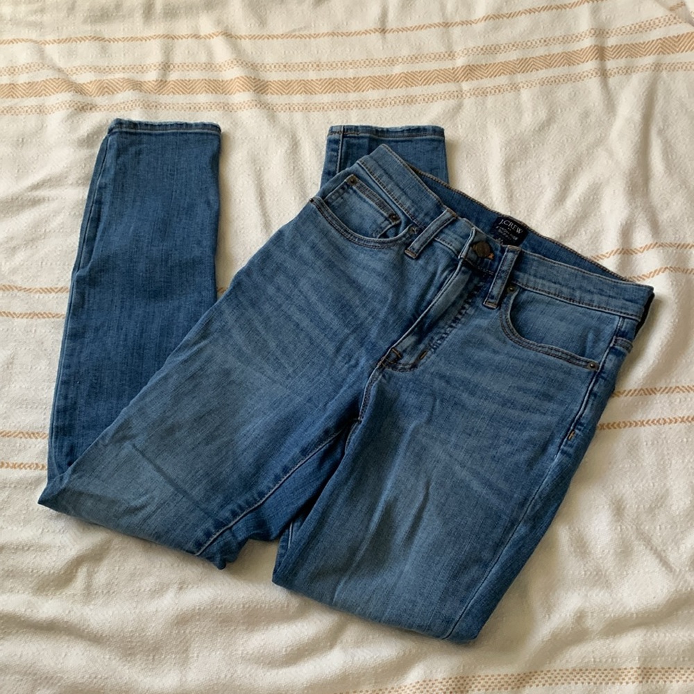 J. Crew 10” High Rise Skinny Jeans Size 24 - Picture 3 of 11